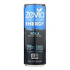 Zevia Energy Drink Kola Flavor, 12 Fl Oz, Pack of 12, Clear