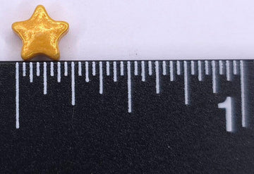 Ncs Pearlized Gold Stars (Thick) Edible Candy Sprinkles, 8 Ounces - Great For Cupcakes, Cookies, Cakes, Cakes Pops, Donuts