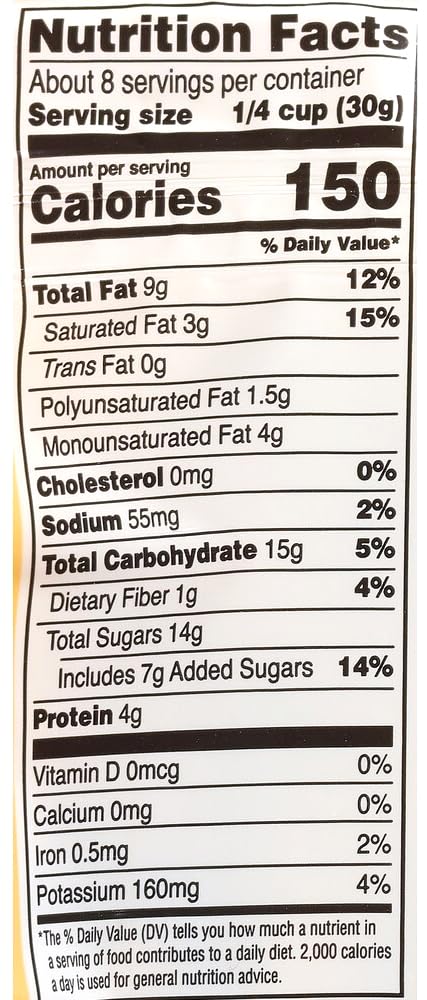 Peanut Butter Lovers Gold Trail Mix Bag: Peanuts, Raisins, Milk Chocolate Candies, Chocolate Chips, and Creamy Peanut Drops, Em