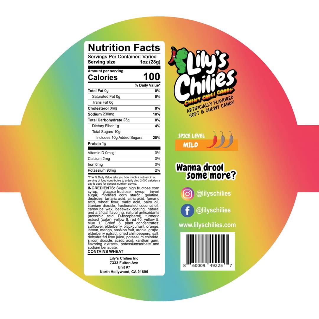 Lilys Chilies, Sour and Chili Chewy Candy (Mix Platter)