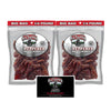 LYZAS SWEETS & TREATS Old Trapper Beef Jerky Gift Set, 100% Top Round Steaks, 2 Packs of 4 oz. Resealable Bags