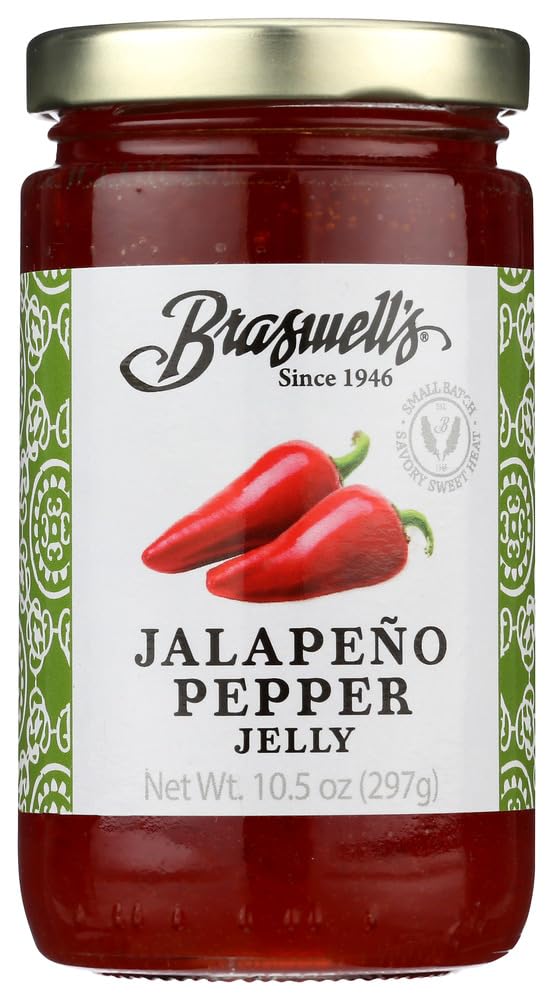 Braswell Pepper Jelly, Jalapeno, 10.5 Ounce (Pack Of 6)