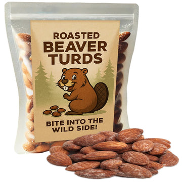 Gears Out Gourmet Almonds – Cheeky Snack Gift, 8 oz, Crunchy Delight