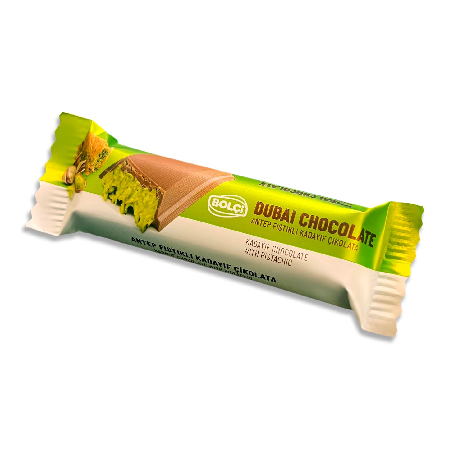 Bolci Dubai Chocolate Bar Pistachio 2 Pack, Pistachio Chocolate Bar, Kunafa Chocolate Bar, Chocolate Dubai, Chocolate Dubai Bar,