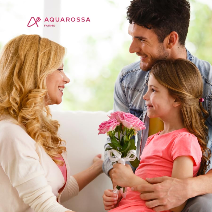 Aquarossa Farms - 24 Lavender Roses, Fresh Flowers For Delivery, Flower Fresh Bouquet, Gift Idea For Graduation, Birthday, Anniv