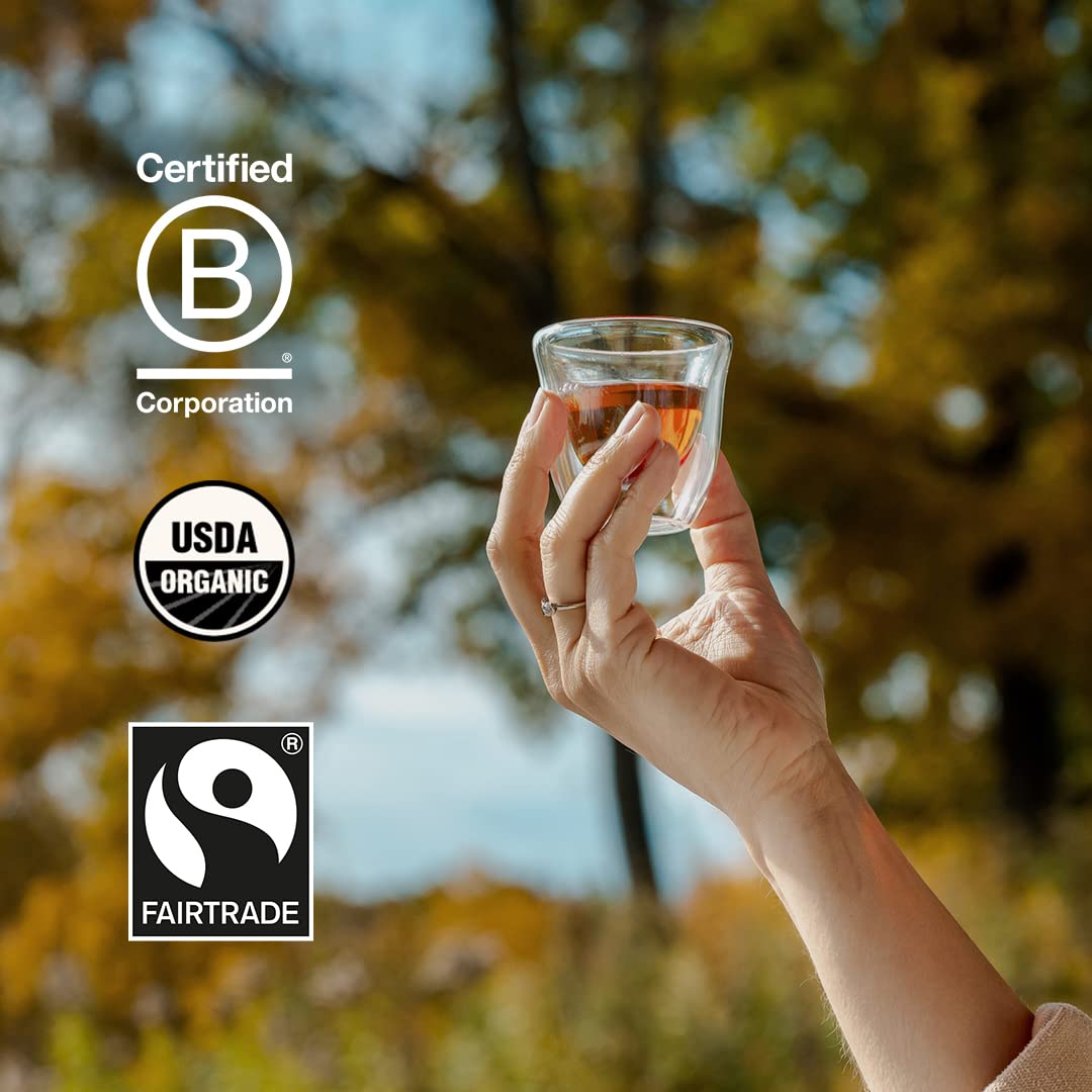 Grace Farms Organic Earl Grey Black Tea, 50 Sachet Pouch | Bergamot Oil | Fairtrade & Kosher |Gives Back 100% Of Profits