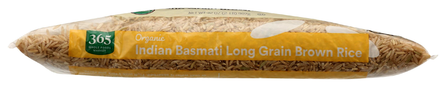365 By Whole Foods Market, Organic Indian Brown Basmati Rice, 32 Ounce