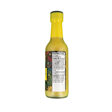 Buc-ees Pineapple Habanero Hot Sauce - Sweet & Spicy, Gluten Free, 5 oz Bottle