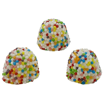 Rainbow Berries - Chewy and Crunchy Berry Flavored Gummies Gift - 4.4 LB Bag By Lyzas Sweets & Treats