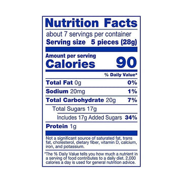 Munchique Twizlrs Gummies Candy, Cherry Fusion Blend, Soft & Chewy, 7 oz Bags, 4 Pack