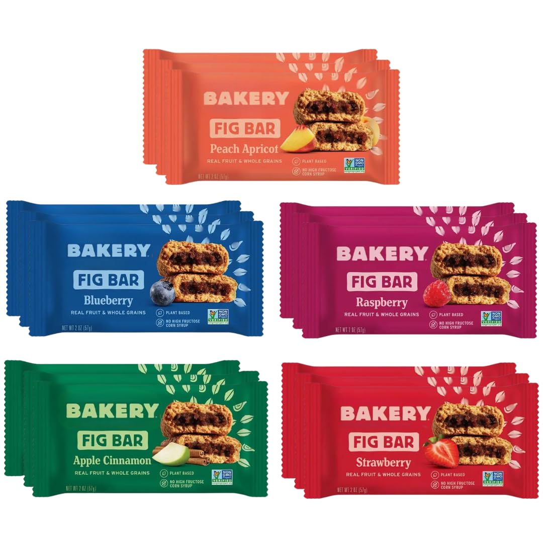 Generic Whole Wheat Bakery Fig Bars - 36 Pack Variety - 1 Count (Pack of 18)