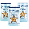 Yo Mamas Foods High Protein High Fiber 3 Variety Pasta (Fusilli, Penne and Elbow) | (3) 10.6 Ounce Bags. | Plant Based, Low Gly