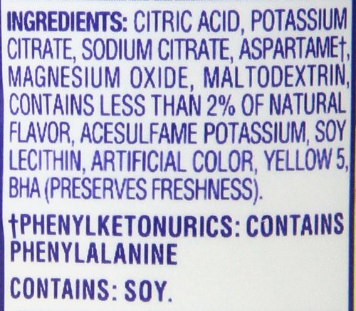 Crystal Light Lemonade Drink Mix (8-Quart), 2.1-Ounce Canisters (Pack Of 4)