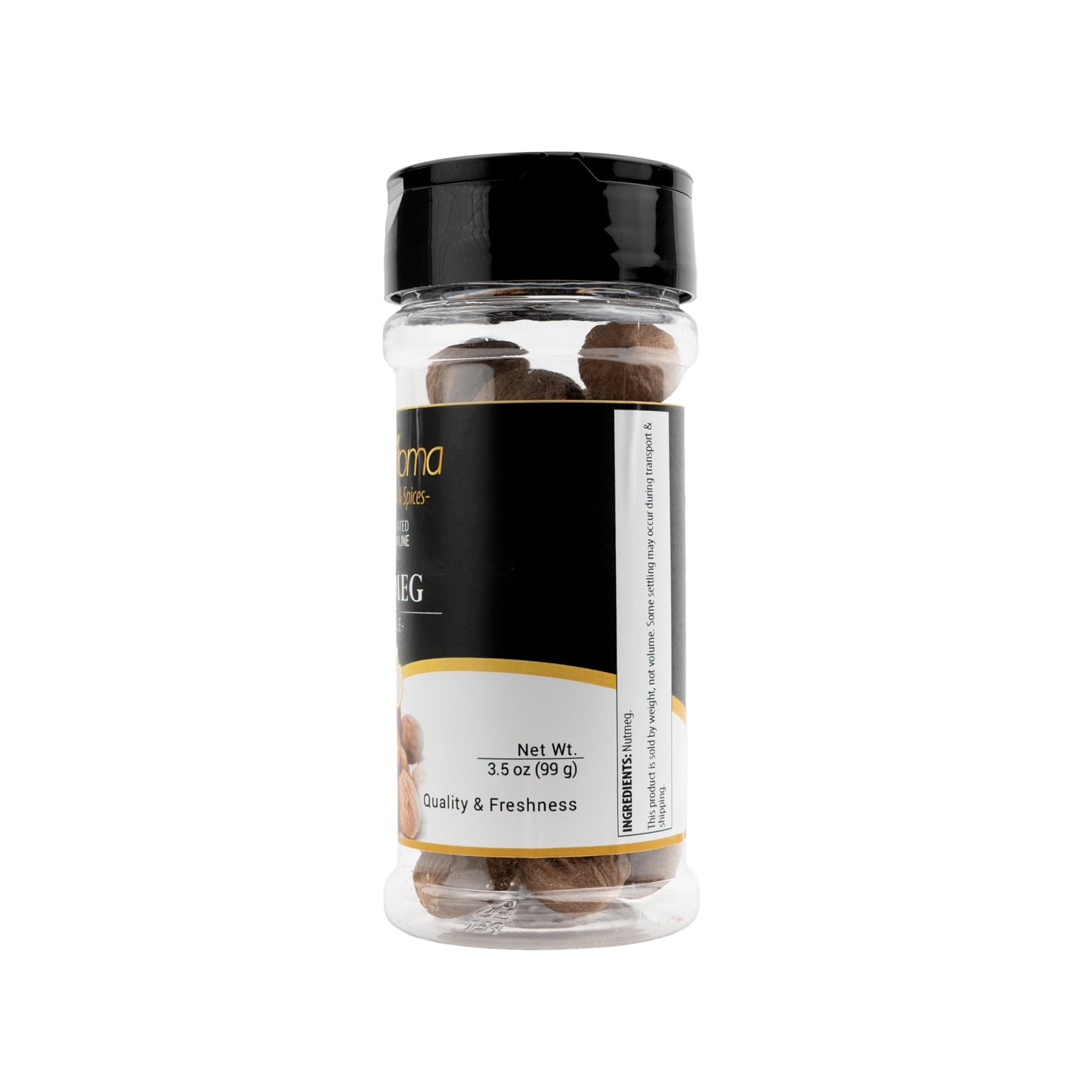 GranAroma Whole Nutmeg, Sweet & Savory Spice for Baking, 3.5 Ounce