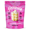 Fitbake Yellow Cake Baking Mix | 2G Net Carbs Per Serving | Keto Friendly Low Carb Food | No Added Sugar Keto Snack | Zero Sugar & Gluten Free Desserts | Naturally Sweetened Cake Mixes Keto Foods 7Oz