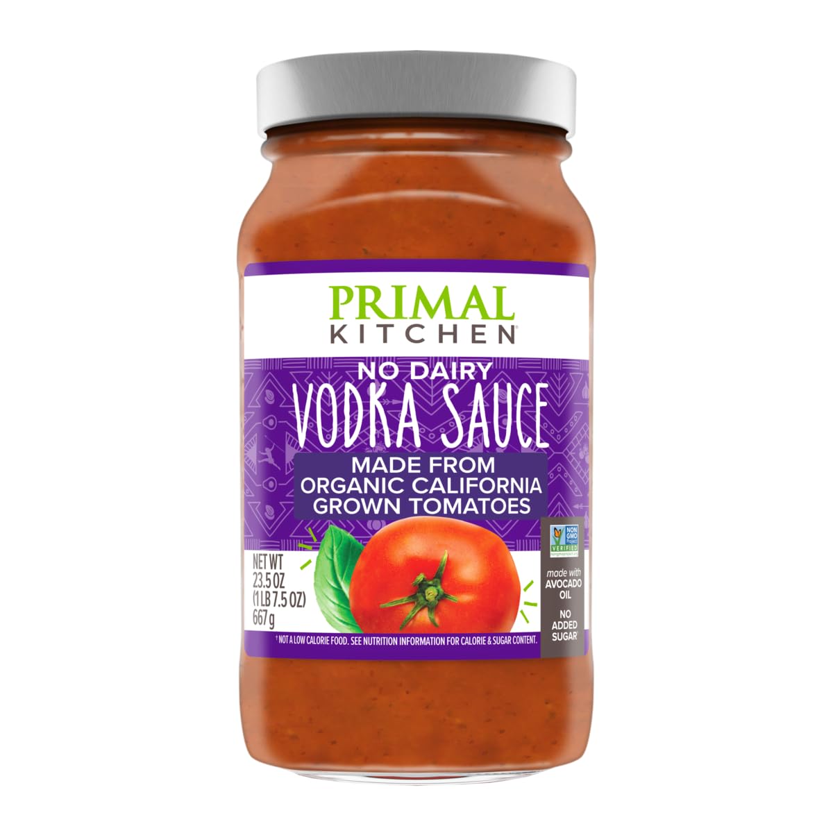 Primal Kitchen Vodka Sauce, 24 oz, 1.5 lb, Pack of 1