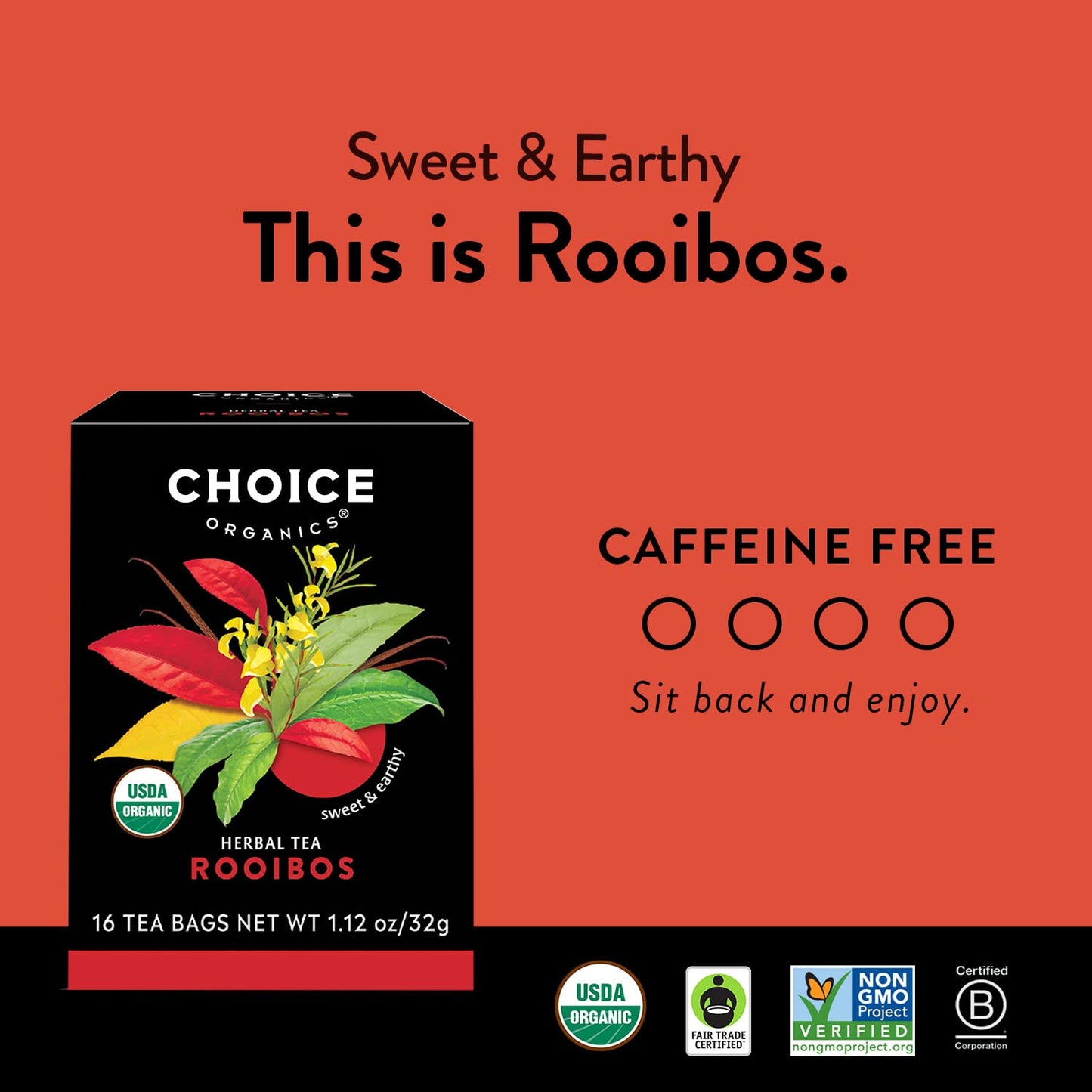 Choice Organics - Favorites Variety Pack Sampler (6 Pack) - Includes Earl Grey, Jasmine Green, Oolong, Rooibos, Cocoa Mint Puerh