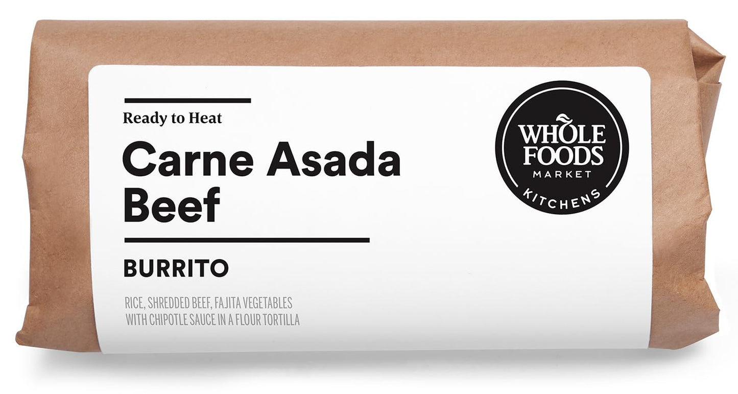 Whole Foods Market, Burrito Carne Asada, 10.5 Ounce