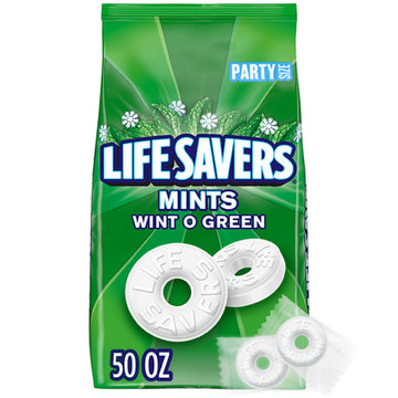 Life Savers Hard Candy, Wint-O-Green, 50 Oz