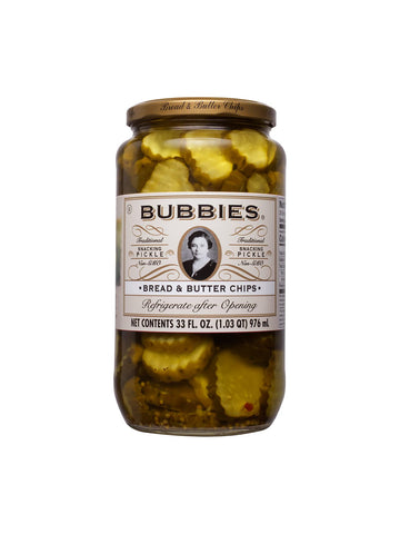 Bubbies Chips, Bread & Butter 33 Fl Oz(Pack Of 2)