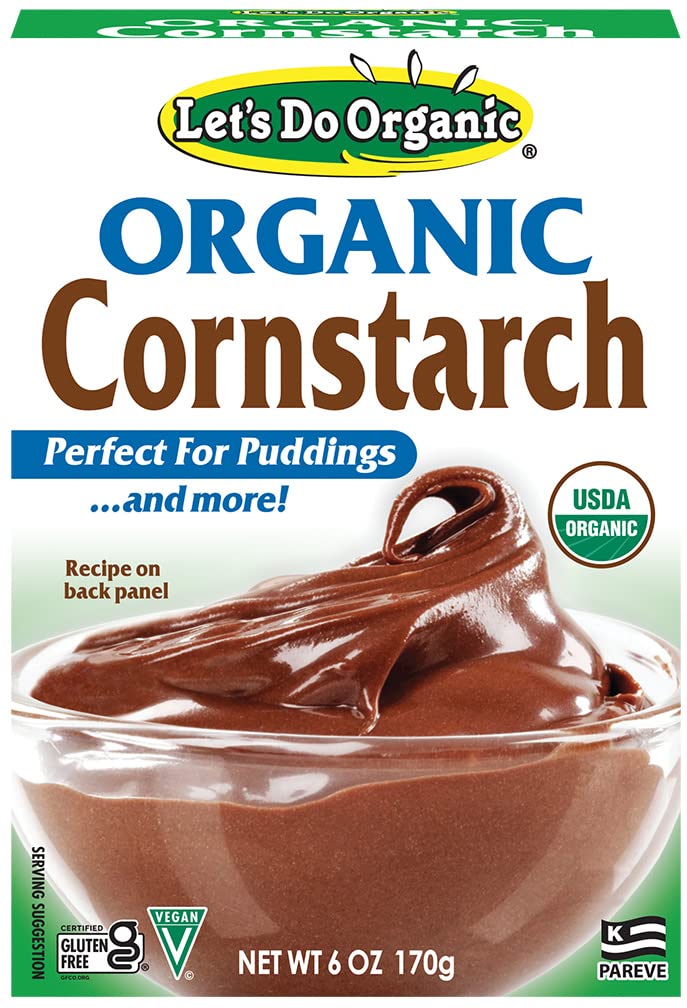 Lets Do Organic Cornstarch, 6 Ounce Boxes (Pack of 6)