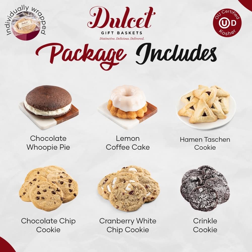 Thinking Of You Food Gift Baskets For Women, Men, Mom, Dad, Son, Daughter, Siblings, Friends & Co-Workers Food Gifts By Dulcet G