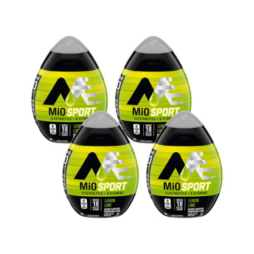 Mio Sport Liquid Water Enhancer, Lemon Lime, 1.62 Ounce, (Pack Of 4)
