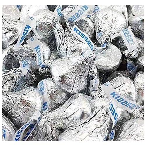Hershey'S Kisses, Milk Chocolate In Silver Foil (Pack Of 6 Pounds)