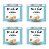 Matiz Valenica Almonds with Sea Salt | Spanish | Natural | Artisonal | 4 x 400g | (4 Pack - 400g, Valencia Sea Salt)
