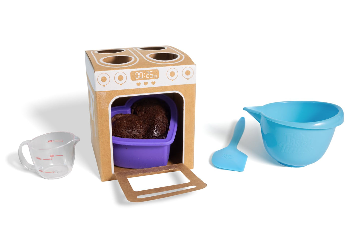 Goliath Tasty Tinies Bake Shop Chocolate Cake Mix Kit with Rainbow Pop Sprinkles & Chocolate Frosting Mix | Bake & Decorate 2 Re