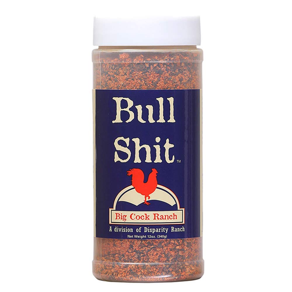 Big Cock Ranch Bull Shit Steak Seasoning, 12oz, Perfect for Grilling and BBQ