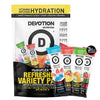 Devotion Nutrition HydroFLEX Sugar-Free Drink Mix Pack – 12-Pack, 4 Flavors, Gluten-Free, Dye-Free, 2.39 Ounce