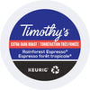 Timothy'S, Rainforest Espresso, Single-Serve Keurig K-Cup Pods, Dark Roast Coffee, 96 Count (4 Boxes Of 24 Pods)
