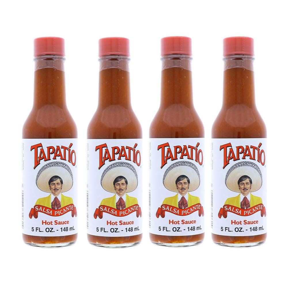 Ocd Bargain Tapatio Hot Sauce - Original 5 Oz Glass Bottles - Salsa Picante (4)