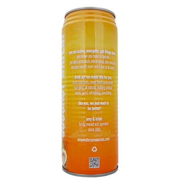 Amy & Brian Coconut Water With Pulp, 17.5 Fl Oz (Pack Of 12)
