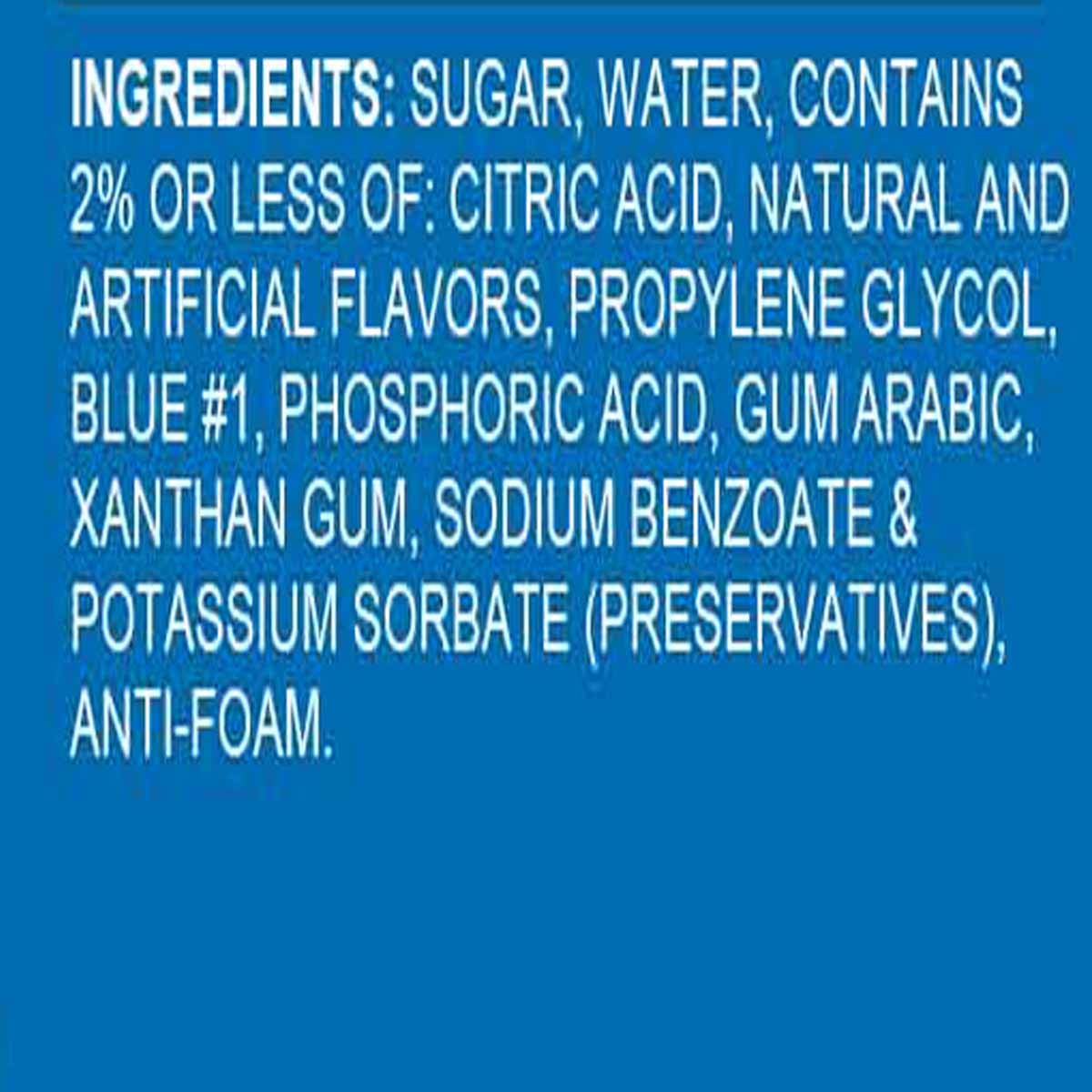 Hypothermias Shaved Ice & Snow Cone Syrup - Quart (32 Fl. Oz) - Blue Raspberry - Made With Non-Gmo 100% Pure Cane Sugar, No Corn