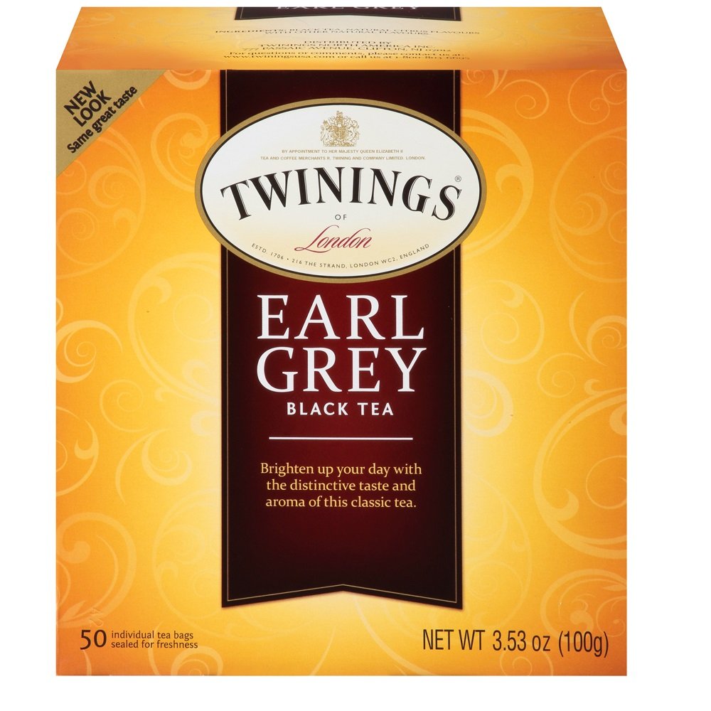 Twinings Earl Grey Black Tea, 50 Ct