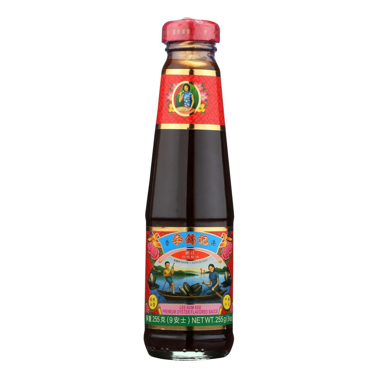 Lee Kum Kee Premium Oyster Sauce, 9-Ounce Bottle (Pack of 4)