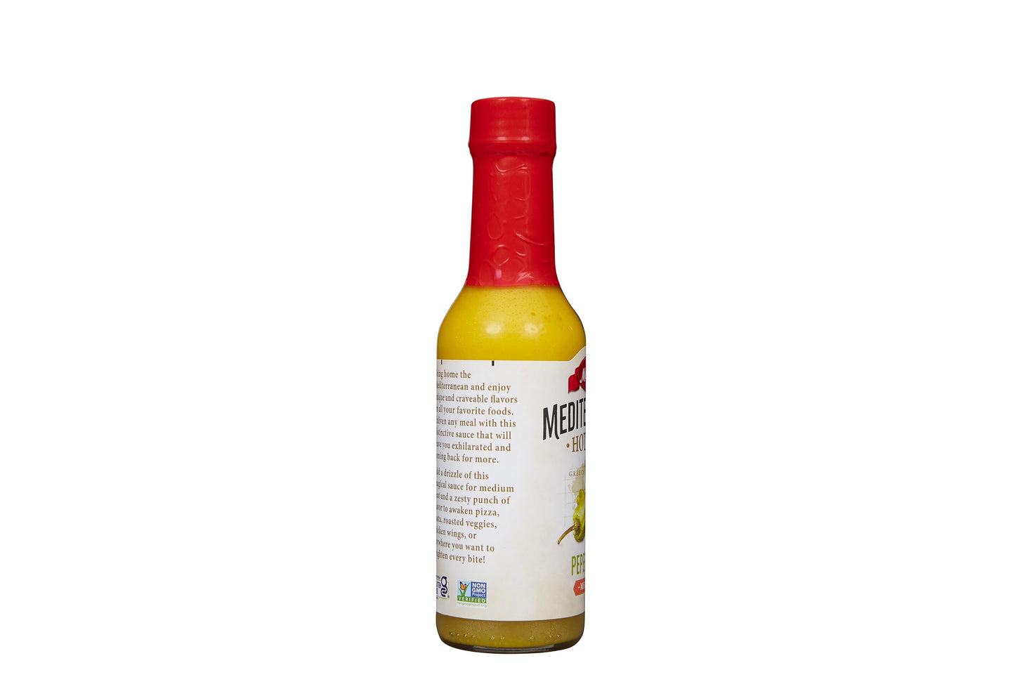 Mezzetta Mediterranean Peperoncini Hot Sauce, Medium Heat | Non-Gmo, Gluten Free | 5 Fluid Ounce Jar (Pack Of 6)