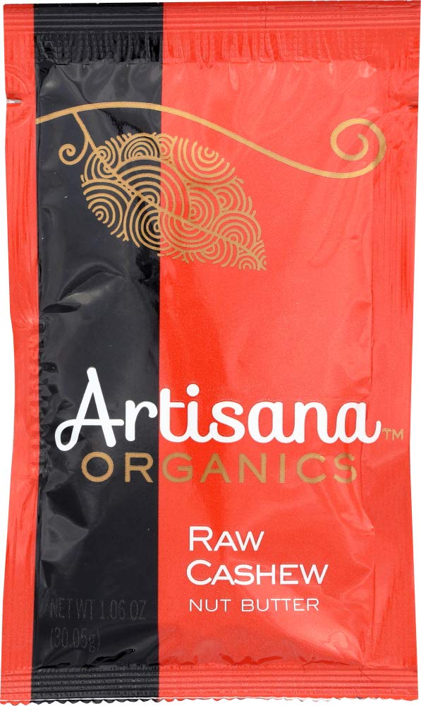Artisana Organic Raw Cashew Butter, 1.06oz 10 Count by Artisana