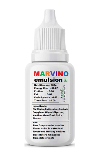 Marvino Emulsion Flavored Color For Cakes Icecreams Pastries (Strawberry)
