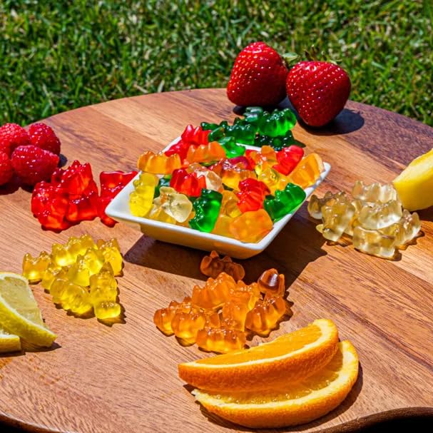 Buha Sweets Bulk Gummy Bears – Soft Chewy Candy, Assorted Flavors, 3 Pound Bag