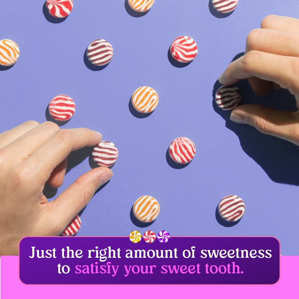 Colombina Fussione Creamy Delight Hard Candies, Strawberry, Blackberry, And Peach Flavored, Individually Wrapped, 4.5Oz (Pack Of 3)