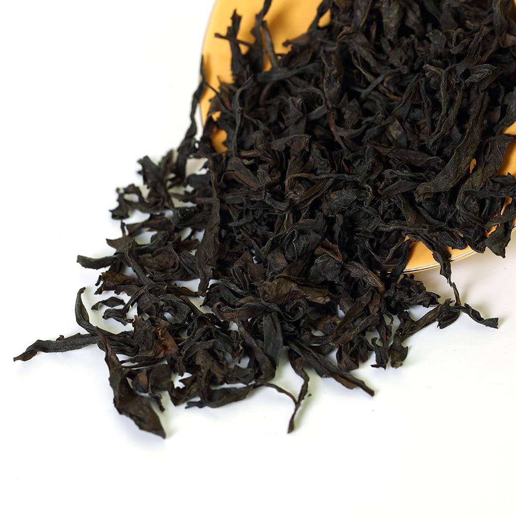 GOARTEA 100g Premium Wuyi Da Hong Pao Oolong Tea - Big Red Robe Loose Leaf, Black, 3.5oz - Authentic Chinese Flavor