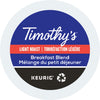 Timothy'S, Breakfast Blend, Single-Serve Keurig K-Cup Pods, Light Roast Coffee, 96 Count (4 Boxes Of 24 Pods)