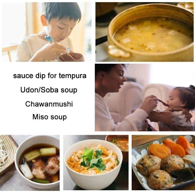 Orgnisulmte Dashi Stock (Dashi Packet Dashi Broth) Umami dashi Soup Stock All Natural Ingredients No MSG Additives Free 100% Made in Japan 8g x 18 Packs 5.08 Oz