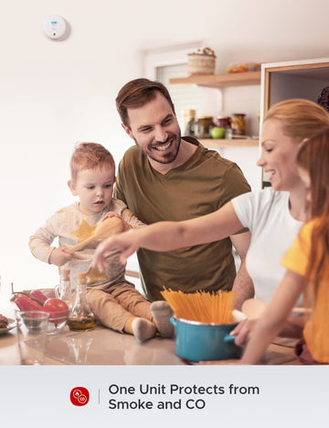 X-Sense Smoke Detector Carbon Monoxide Detector Combo, 10-Year Battery Smoke Detector With Display, Auto-Check, 3-Pack