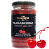 Nappi 1911 Maraschino Cocktail Cherries with Stem in Syrup, 13.76 oz Jar, Product of Italy