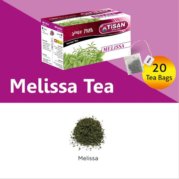 Melissa Tea From Tisan - 2 Boxes Total 40 Tea Bags