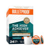 Bulletproof The High Achiever Single-Serve Pods, 24 Count, Medium-Dark Roast Enhanced Coffee With Lion'S Mane Mushroom, B Vitami
